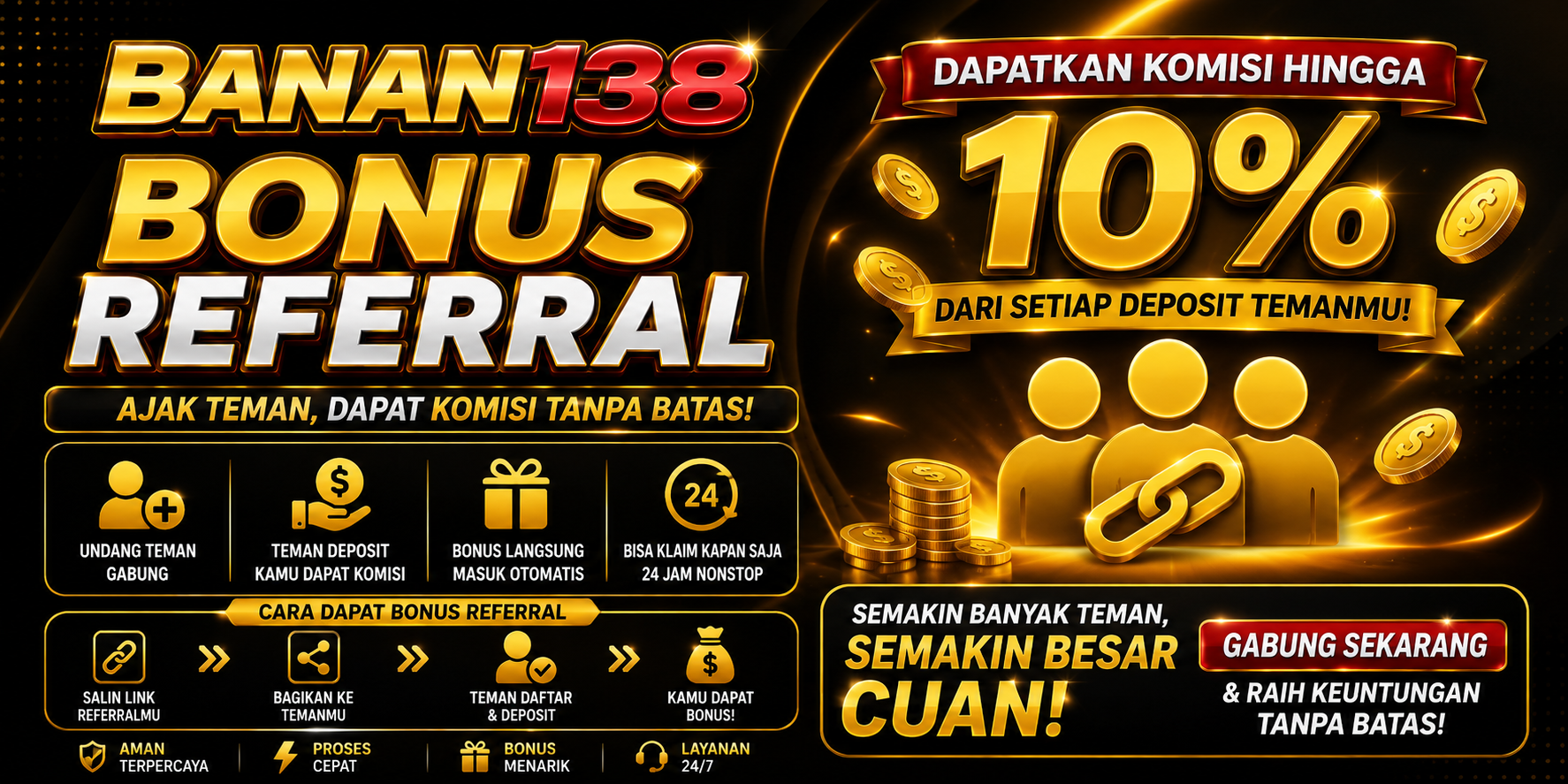 BONUS REFERRAL BANAN138